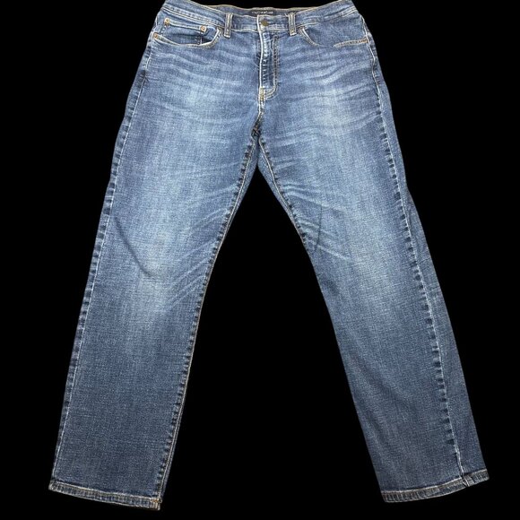 Lucky Brand Mens 121 Slim Straight Jeans Size 33x30 Blue Denim Cotton & Elastane - Picture 1 of 15